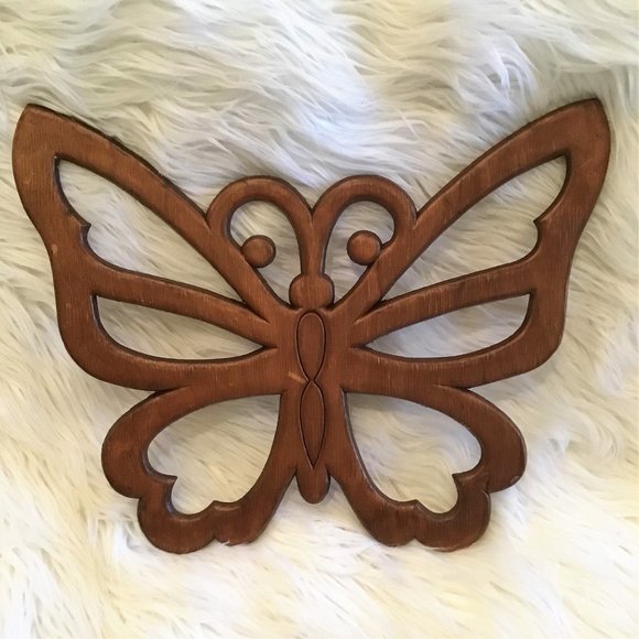 Wall Decor Vintage Wooden Butterfly Wall Decor Poshmark